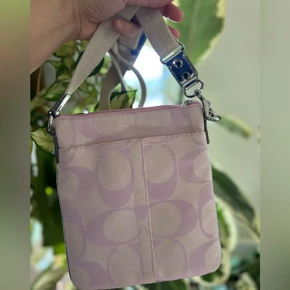 Coach Y2K pink / silver crossbody bag m0867-42246 - Picture 14 of 15